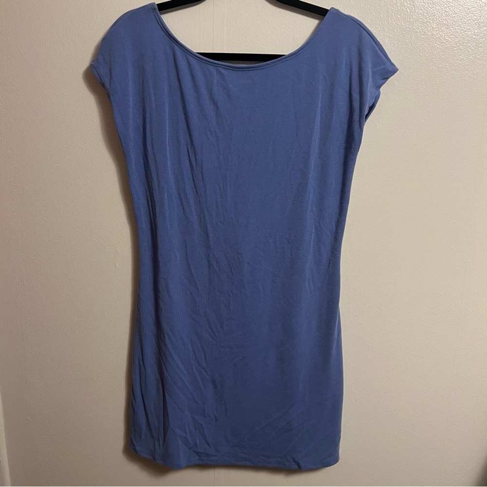 blue free people beach rosalia low-back mini dress - Picture 4 of 5